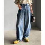 こなれ感抜群の1本。ゆったりシルエットカーブデニムエッグパンツ | Classical Elf  | 詳細画像13