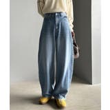 こなれ感抜群の1本。ゆったりシルエットカーブデニムエッグパンツ | Classical Elf  | 詳細画像15