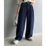 こなれ感抜群の1本。ゆったりシルエットカーブデニムエッグパンツ | Classical Elf  | 詳細画像18