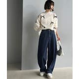 こなれ感抜群の1本。ゆったりシルエットカーブデニムエッグパンツ | Classical Elf  | 詳細画像19