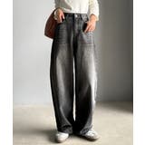 こなれ感抜群の1本。ゆったりシルエットカーブデニムエッグパンツ | Classical Elf  | 詳細画像1