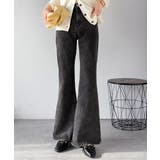 憧れ美脚のマストアイテム！フレアストレッチデニムパンツ | Classical Elf  | 詳細画像9 