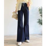 憧れ美脚のマストアイテム！フレアストレッチデニムパンツ | Classical Elf  | 詳細画像12 