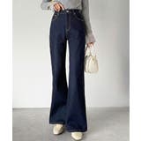 憧れ美脚のマストアイテム！フレアストレッチデニムパンツ | Classical Elf  | 詳細画像23 