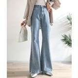 憧れ美脚のマストアイテム！フレアストレッチデニムパンツ | Classical Elf  | 詳細画像26 