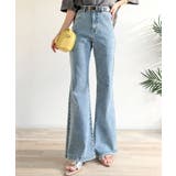 憧れ美脚のマストアイテム！フレアストレッチデニムパンツ | Classical Elf  | 詳細画像29 