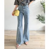 憧れ美脚のマストアイテム！フレアストレッチデニムパンツ | Classical Elf  | 詳細画像30 