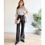 憧れ美脚のマストアイテム！フレアストレッチデニムパンツ | Classical Elf  | 詳細画像2 