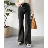 憧れ美脚のマストアイテム！フレアストレッチデニムパンツ | Classical Elf  | 詳細画像6 