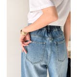 自然なカーブで美脚見え。抜け感たっぷりカーブラインデニムパンツ（ワイド） | Classical Elf  | 詳細画像27 