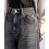 自然なカーブで美脚見え。抜け感たっぷりカーブラインデニムパンツ（ワイド） | Classical Elf  | 詳細画像29 