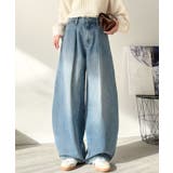 抜群のシルエットで、カバーしながらスタイルアップ♪カーブタックデニムパンツ | Classical Elf  | 詳細画像16 