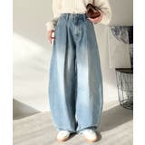 抜群のシルエットで、カバーしながらスタイルアップ♪カーブタックデニムパンツ | Classical Elf  | 詳細画像18 