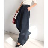 抜群のシルエットで、カバーしながらスタイルアップ♪カーブタックデニムパンツ | Classical Elf  | 詳細画像24 