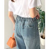 抜群のシルエットで、カバーしながらスタイルアップ♪カーブタックデニムパンツ | Classical Elf  | 詳細画像35 