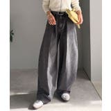 抜群のシルエットで、カバーしながらスタイルアップ♪カーブタックデニムパンツ | Classical Elf  | 詳細画像2 