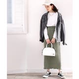 《ms+ ideal》きらり揺らめく。メロープリーツタイトロングスカート | Classical Elf  | 詳細画像17 