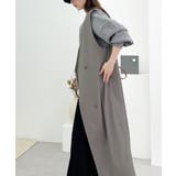 今年の指名買い!コットンリネンダブルボタンジャンパースカート | Classical Elf | 詳細画像9