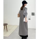 今年の指名買い!コットンリネンダブルボタンジャンパースカート | Classical Elf | 詳細画像10