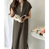 1枚で大大活躍。リネンライクカフタン調サイドスリットロングワンピース | Classical Elf | 詳細画像7