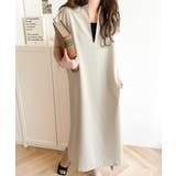 1枚で大大活躍。リネンライクカフタン調サイドスリットロングワンピース | Classical Elf | 詳細画像15