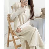 1枚で大大活躍。リネンライクカフタン調サイドスリットロングワンピース | Classical Elf | 詳細画像20