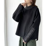 あったかおしゃれ! 異素材切り替え袖ボタンプルオーバー | Classical Elf | 詳細画像8