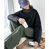 あったかおしゃれ! 異素材切り替え袖ボタンプルオーバー | Classical Elf | 詳細画像9