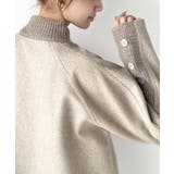 あったかおしゃれ! 異素材切り替え袖ボタンプルオーバー | Classical Elf | 詳細画像13