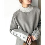 あったかおしゃれ! 異素材切り替え袖ボタンプルオーバー | Classical Elf | 詳細画像6