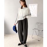 美しいシルエットと至福の履き心地。ウエストゴムポンチカーブパンツ | Classical Elf | 詳細画像16