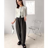 美しいシルエットと至福の履き心地。ウエストゴムポンチカーブパンツ | Classical Elf | 詳細画像18