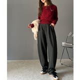 美しいシルエットと至福の履き心地。ウエストゴムポンチカーブパンツ | Classical Elf | 詳細画像21