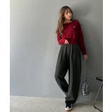 美しいシルエットと至福の履き心地。ウエストゴムポンチカーブパンツ | Classical Elf | 詳細画像22