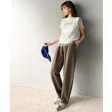 美しいシルエットと至福の履き心地。ウエストゴムポンチカーブパンツ | Classical Elf | 詳細画像25