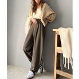 美しいシルエットと至福の履き心地。ウエストゴムポンチカーブパンツ | Classical Elf | 詳細画像31