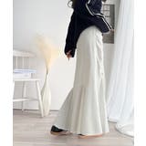 大人可愛い！愛され美ライン。シャーリングリボン使いマーメイドスカート（ロング丈） | Classical Elf  | 詳細画像14 