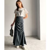 大人可愛い！愛され美ライン。シャーリングリボン使いマーメイドスカート（ロング丈） | Classical Elf  | 詳細画像24 