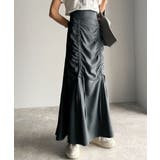 大人可愛い！愛され美ライン。シャーリングリボン使いマーメイドスカート（ロング丈） | Classical Elf  | 詳細画像27 