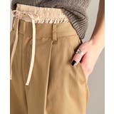 美しいシルエットの優秀パンツ♪Wベルト異素材スラックスワイドパンツ | Classical Elf | 詳細画像28