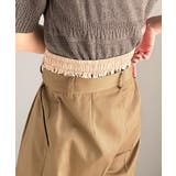 美しいシルエットの優秀パンツ♪Wベルト異素材スラックスワイドパンツ | Classical Elf | 詳細画像29