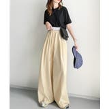 快適大人エレガントスタイル。Wウエストイージーパンツ | Classical Elf  | 詳細画像2 