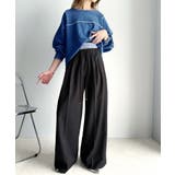 快適大人エレガントスタイル。Wウエストイージーパンツ | Classical Elf  | 詳細画像14 