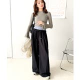 快適大人エレガントスタイル。Wウエストイージーパンツ | Classical Elf  | 詳細画像19 