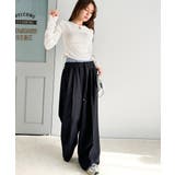 快適大人エレガントスタイル。Wウエストイージーパンツ | Classical Elf  | 詳細画像21 