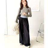 快適大人エレガントスタイル。Wウエストイージーパンツ | Classical Elf  | 詳細画像22 