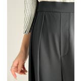 すっきりシルエット。防シワ効果素材2タックハイウエストワイドパンツ | Classical Elf  | 詳細画像29 