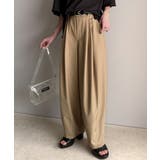 上品なカーブラインで魅了する。コクーンシルエットランタンパンツ | Classical Elf  | 詳細画像24 