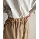 上品なカーブラインで魅了する。コクーンシルエットランタンパンツ | Classical Elf  | 詳細画像27 