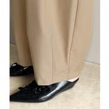 上品なカーブラインで魅了する。コクーンシルエットランタンパンツ | Classical Elf  | 詳細画像28 